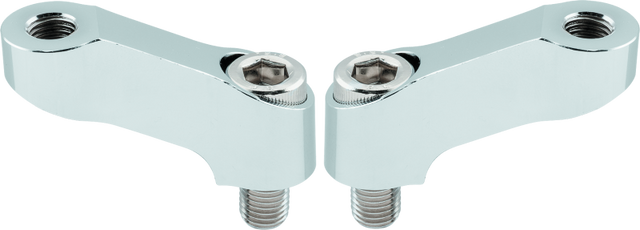 BikeMaster Mirror Extension 10mm Pair - Chrome BikeMaster Side Mirrors  AXOPROS