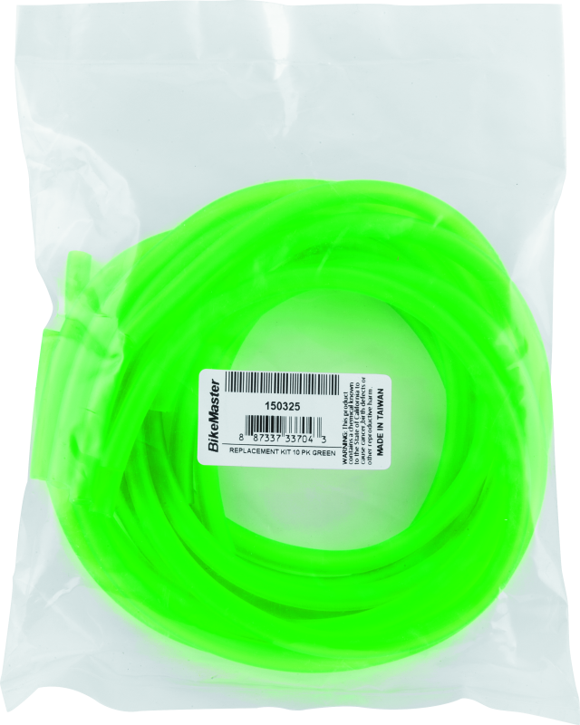 BikeMaster Replacement Kit 10 Pk - Green BikeMaster Fuel Caps AXOPROS