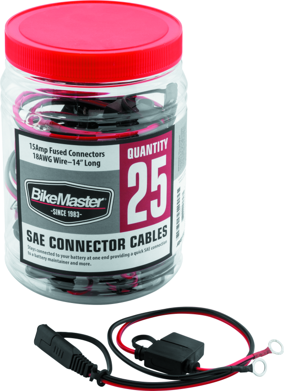 BikeMaster Sae Wire w/Fuse - 25Piece Tub BikeMaster Battery Chargers  AXOPROS