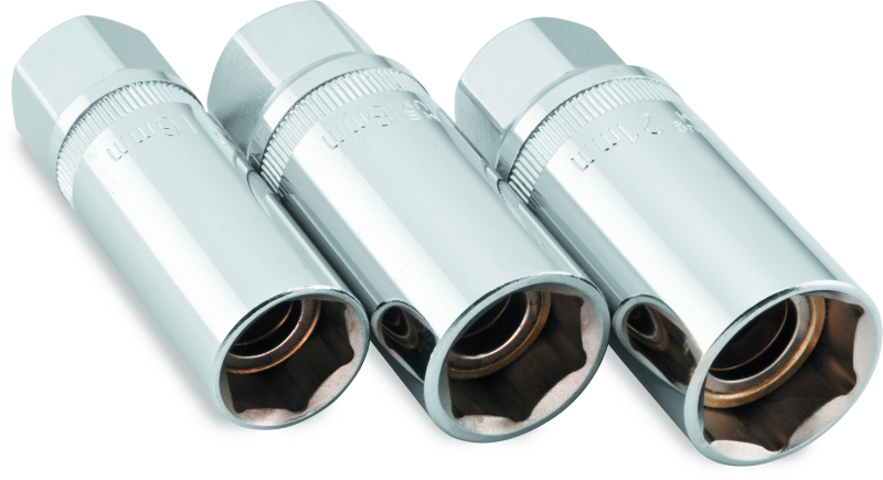 BikeMaster Sparkplug Socket Set Magnetic 16/18/22mm BikeMaster Tools AXOPROS