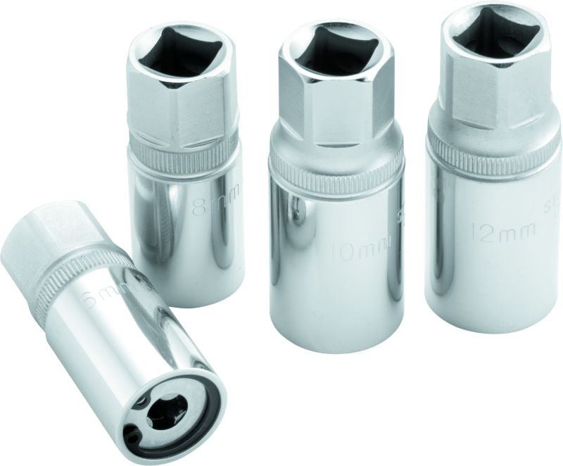 BikeMaster Stud Removal Sockets 6-12mm BikeMaster Tools AXOPROS
