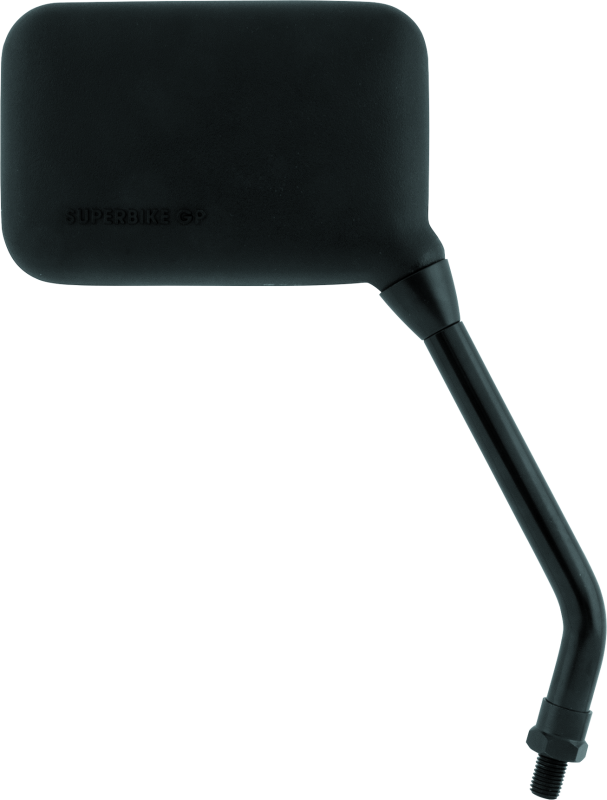 BikeMaster Superbike GP Mirror 10mm Long Right - Black BikeMaster Side Mirrors AXOPROS