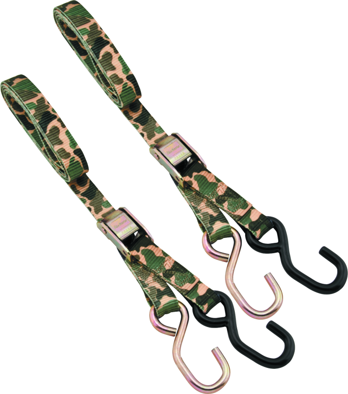 BikeMaster Tiedown 1in - Camouflage BikeMaster Cargo Tie-Downs AXOPROS