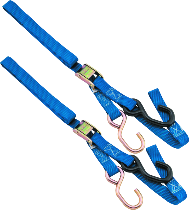 BikeMaster Tiedown Integrated Softhook - Blue BikeMaster Cargo Tie-Downs AXOPROS