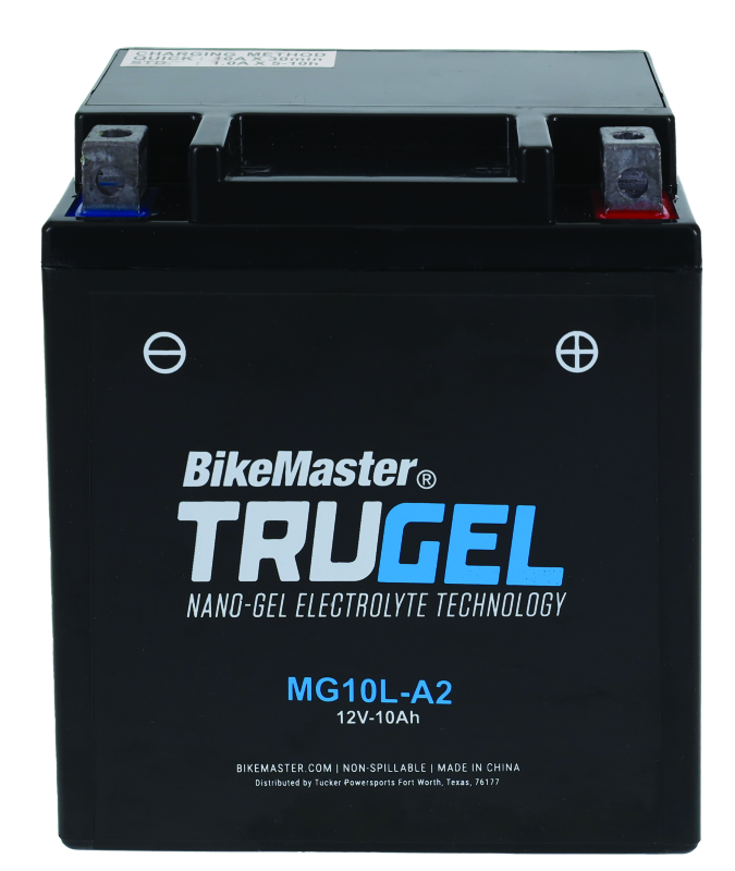 BikeMaster TruGel Battery - MG10L-A2 BikeMaster Batteries AXOPROS