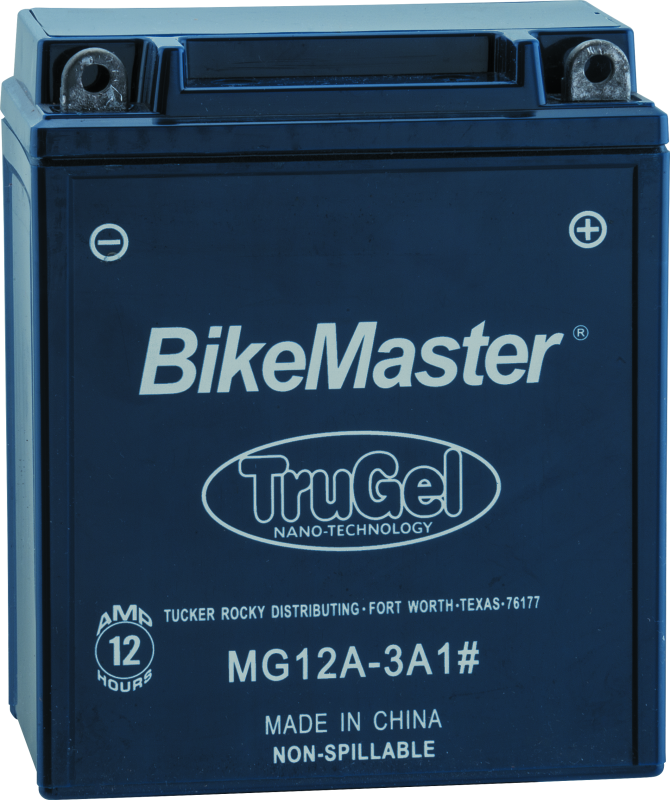 BikeMaster TruGel Battery - MG12A-3A1 BikeMaster Batteries AXOPROS