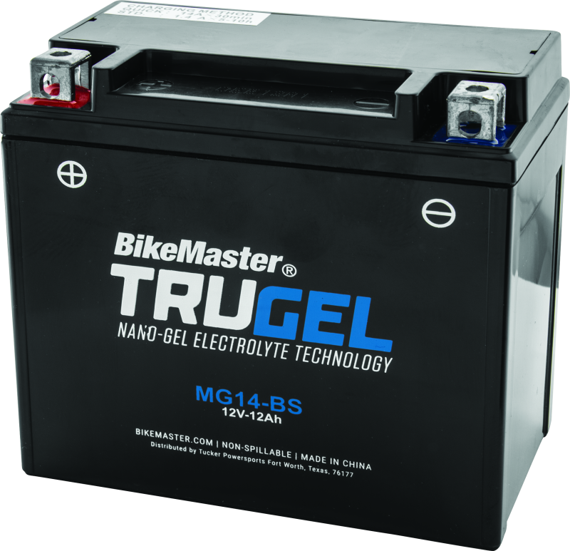 BikeMaster TruGel Battery - MG14-BS BikeMaster Batteries AXOPROS