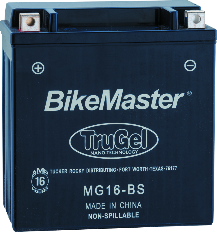 BikeMaster TruGel Battery - MG16-BS BikeMaster Batteries AXOPROS