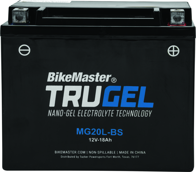 BikeMaster TruGel Battery - MG20L-BS BikeMaster Batteries AXOPROS