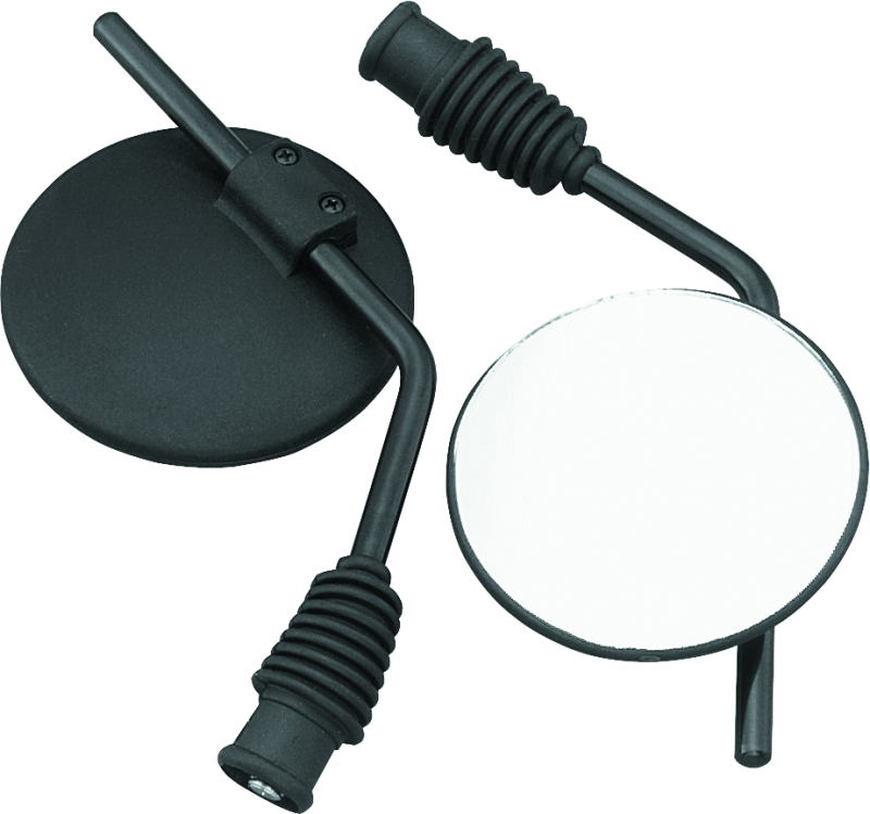 BikeMaster Universal Enduro Mirror 10mm - Each -Black BikeMaster Side Mirrors  AXOPROS