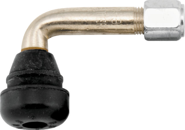 BikeMaster Valve Stem 90Deg Chrome w/Rubber Ea BikeMaster Valve Stems  AXOPROS
