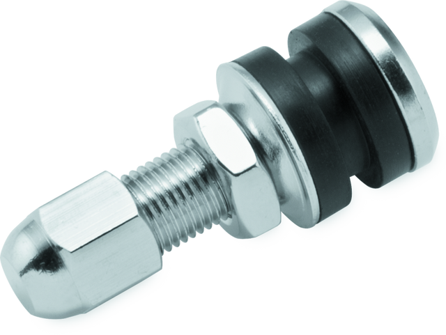 BikeMaster Valve Stem Chrome Tubeless BikeMaster Valve Stems  AXOPROS