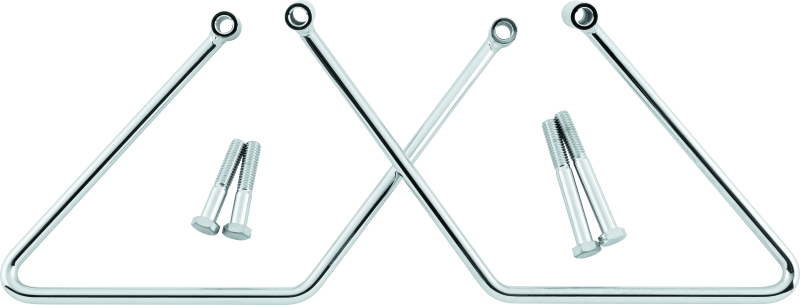 Bikers Choice 00-05 FXST 00-17 FLST Chrome Saddlebag Supports Pr Bikers Choice Bags - Saddlebags  AXOPROS
