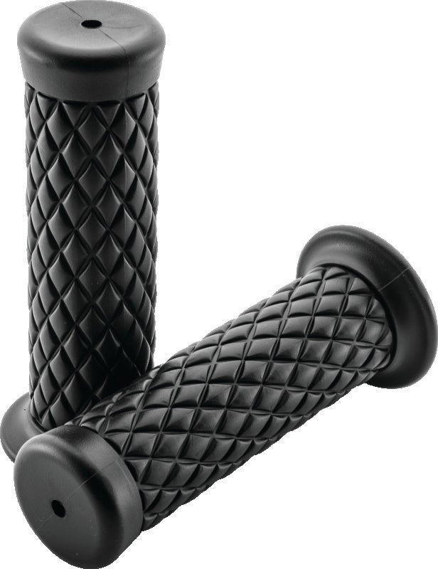 Bikers Choice 1 Inch Black Quilted Grip Bikers Choice Grips AXOPROS