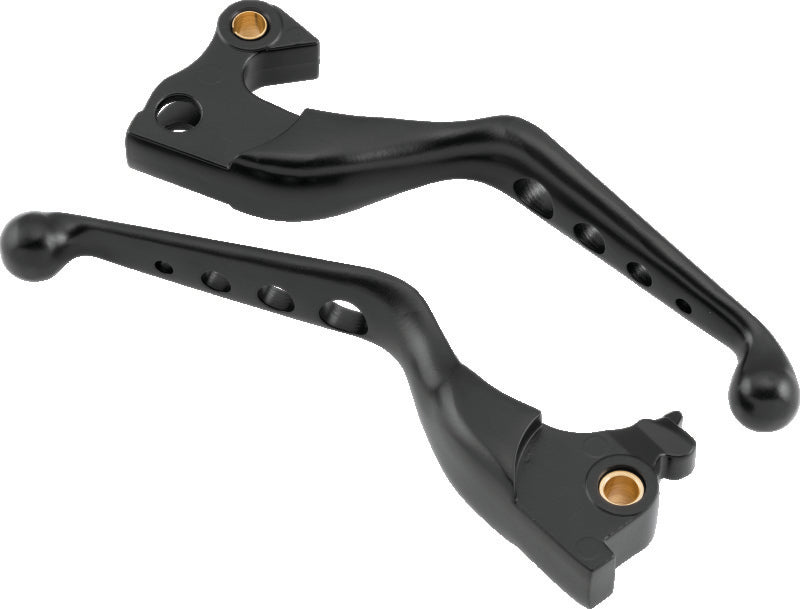 Bikers Choice 14-Up XL Black O Series Holed Lever Set Bikers Choice Levers AXOPROS
