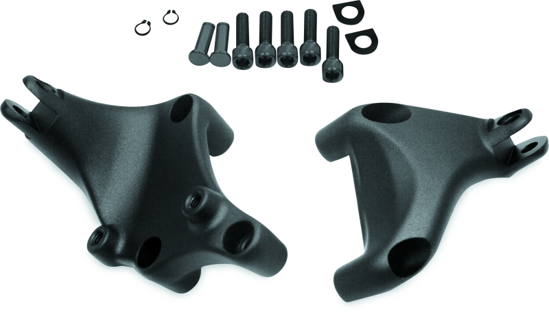 Bikers Choice 14-Up XL Black Passanger Footpeg Mount Bikers Choice Footpegs AXOPROS