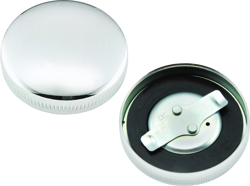 Bikers Choice 36-E73 Chrome Early Nonvent Gas Cap Fatbob Tank Left Side Replaces H-D 61103-65 Bikers Choice Fuel Caps  AXOPROS