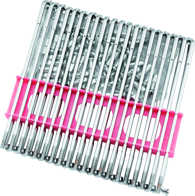 Bikers Choice 40-98 Chrome Front/Rear Spokes Replaces H-D 43032-40C Fits Steel Hub W/ 16in Rim Bikers Choice Wheel Accessories  AXOPROS