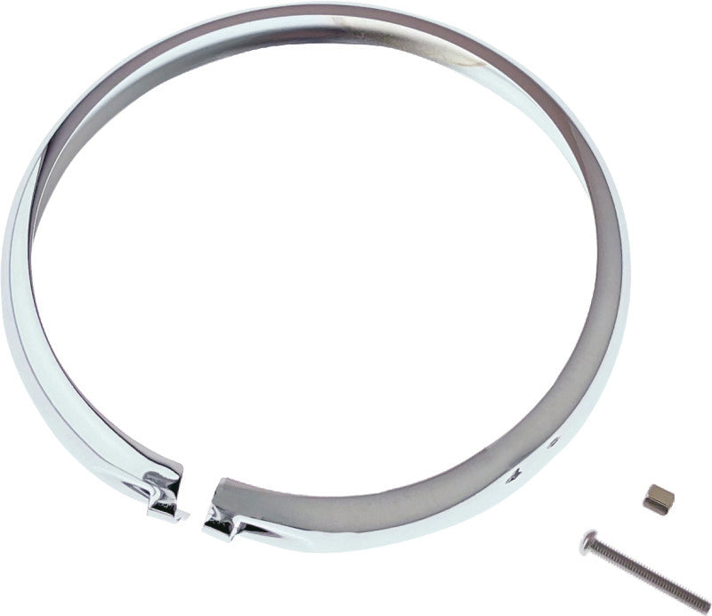 Bikers Choice 5-3/4 Headlight Replacement Chrome Trim Ring Bikers Choice Headlights AXOPROS