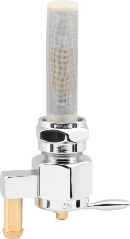 Bikers Choice 57-74 XL Chrome Hex Petcock 3/8 NPT Down Outlet Bikers Choice Fuel Components Misc AXOPROS