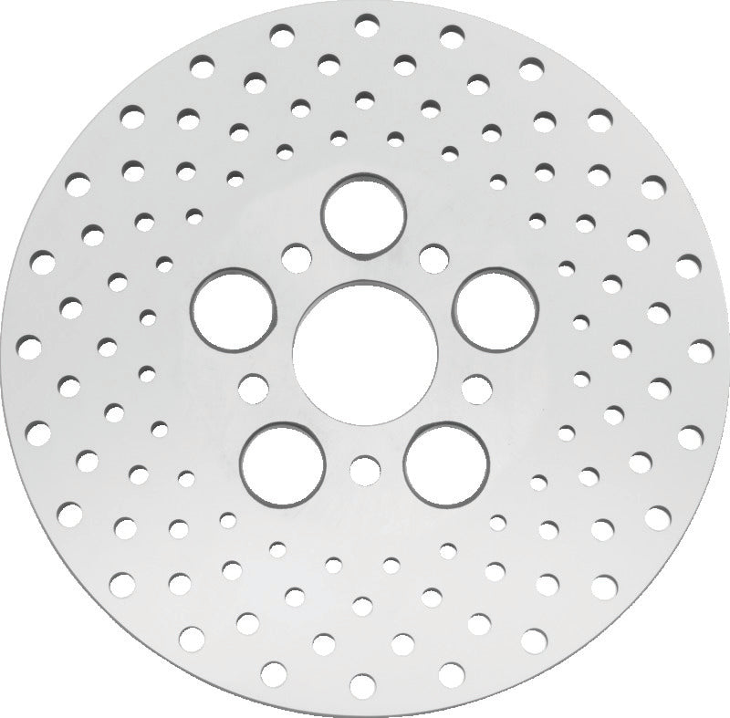 Bikers Choice 73-84 FL 10 Inch Front & Rear Drilled Stainless Rotor Replaces H-D 41813-79 Bikers Choice Brake Rotors - Drilled AXOPROS