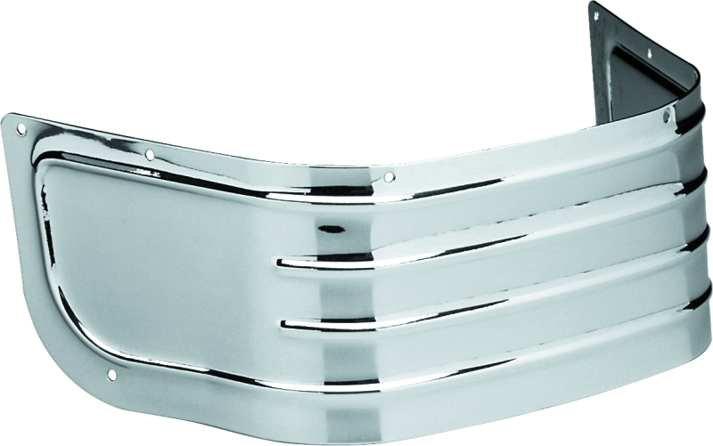 Bikers Choice 80-13 FLH 86-06 FLST Chrome Ribbed Fender Skirt Bikers Choice Fenders  AXOPROS