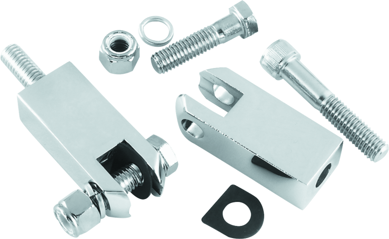 Bikers Choice 83-03 Sportster Chrome Passenger Peg Mount Kit Replaces H-D 50610-80T Bikers Choice Footpegs AXOPROS
