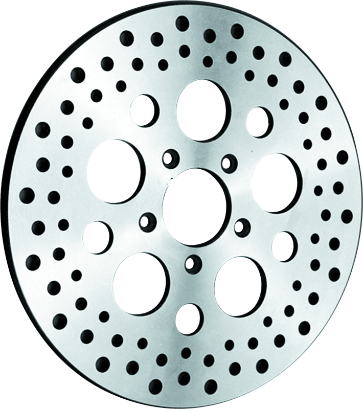 Bikers Choice 84-16 Big Twin & XL Front 11.5 Inch OEM Style Brake Rotor Exc Touring/Dyna 11.8 Bikers Choice Brake Rotors - Drilled AXOPROS