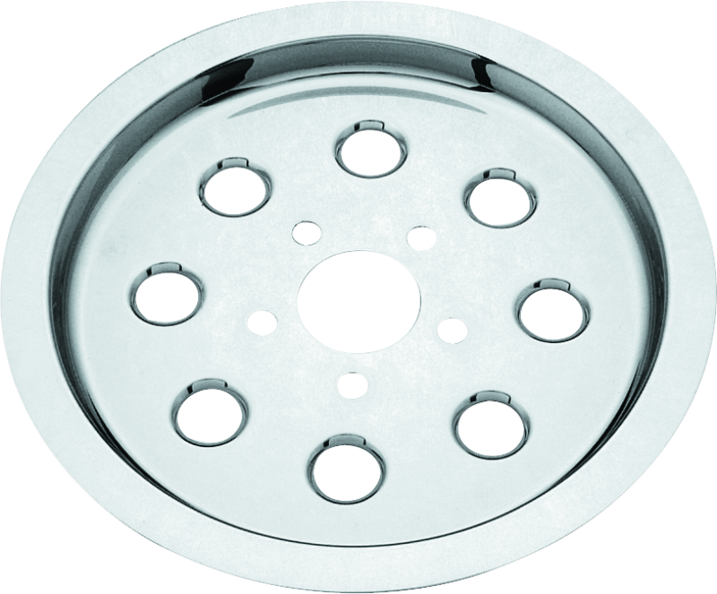 Bikers Choice 84-99 Big Twin Chrome Pulley Cover 65 Tooth Bikers Choice Engine Covers AXOPROS