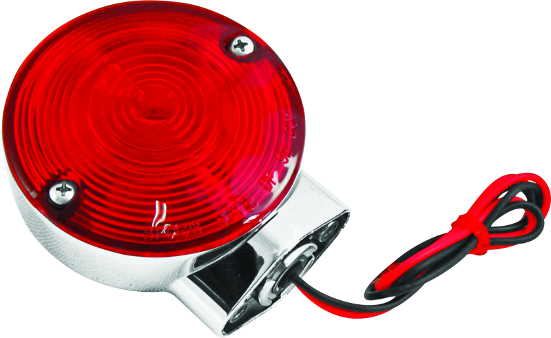 Bikers Choice 86-99 FLT FLST FXRT 2 Fillament Turn Signal Lamp W/Red lens Replaces H-D 68400-86 Bikers Choice Lights Corner AXOPROS