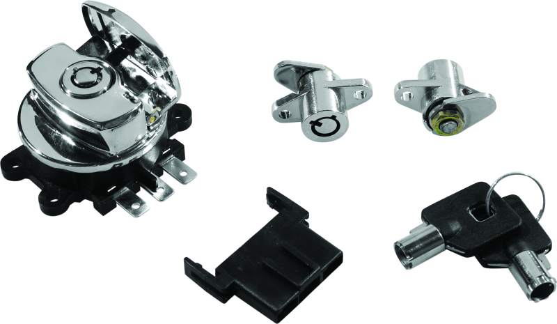 Bikers Choice 99-13 Road King With Hard Bags Chrome Saddlebag Lock Kit Bikers Choice Bags - Saddlebags  AXOPROS