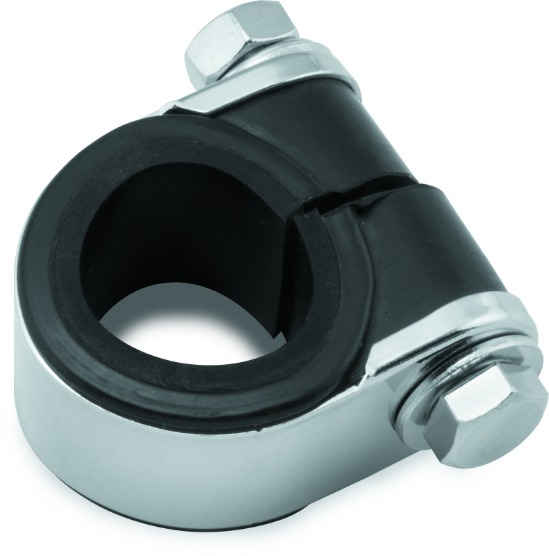 Bikers Choice Chrome Handlebar Gauge Clamp Universal Custom Bikers Choice Gauge Components  AXOPROS