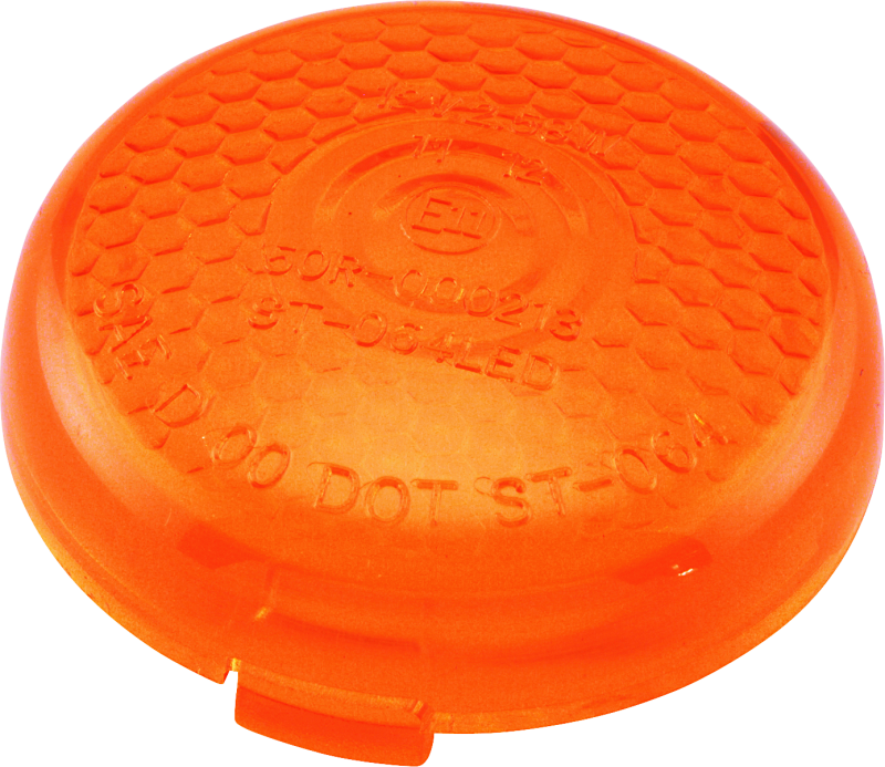 Bikers Choice Replacement Honycomb Amber Lens For LED Bullet Turn Signal Bikers Choice Lights Corner  AXOPROS