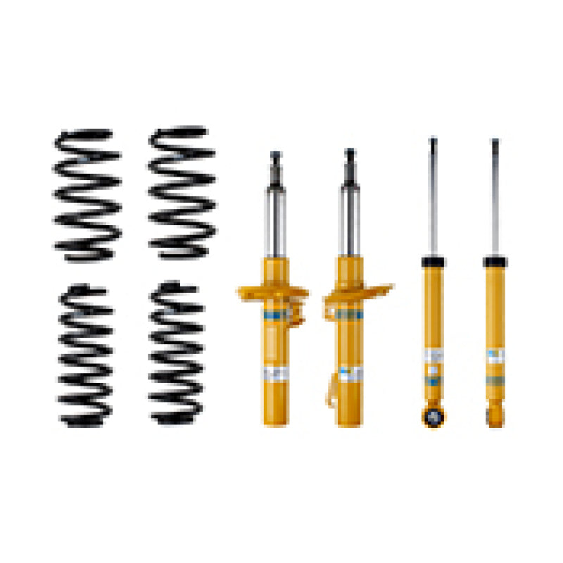 Bilstein B12 (Pro-Kit) 05-10 Volkswagen Jetta (All) Front & Rear Complete Suspension Kit Bilstein Shock & Spring Kits AXOPROS