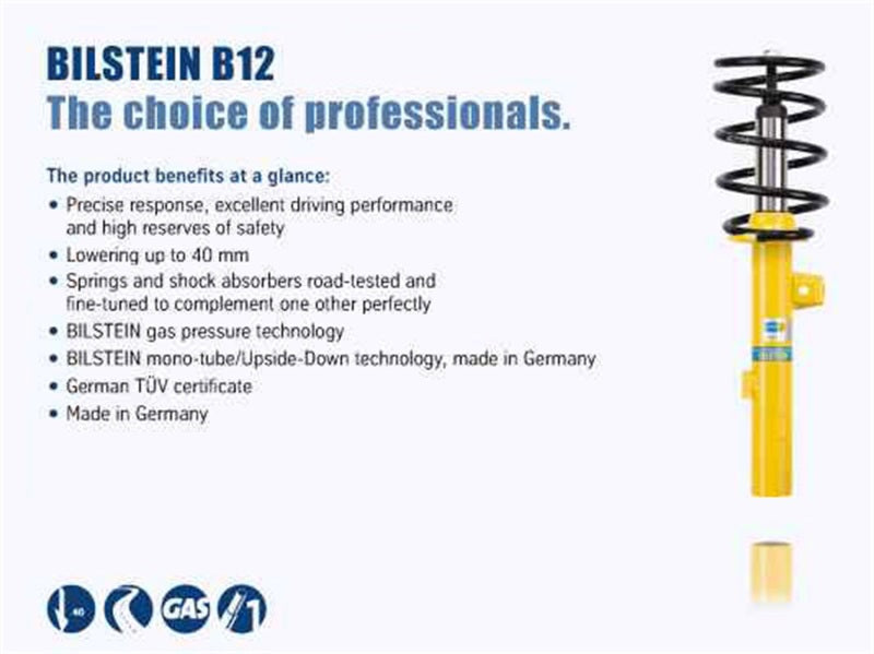 Bilstein B12 (Pro-Kit) 05-11 Porsche 911 Carrera H6 3.6L/S H6 3.8 Front and Rear Suspension Kit Bilstein Shock & Spring Kits AXOPROS