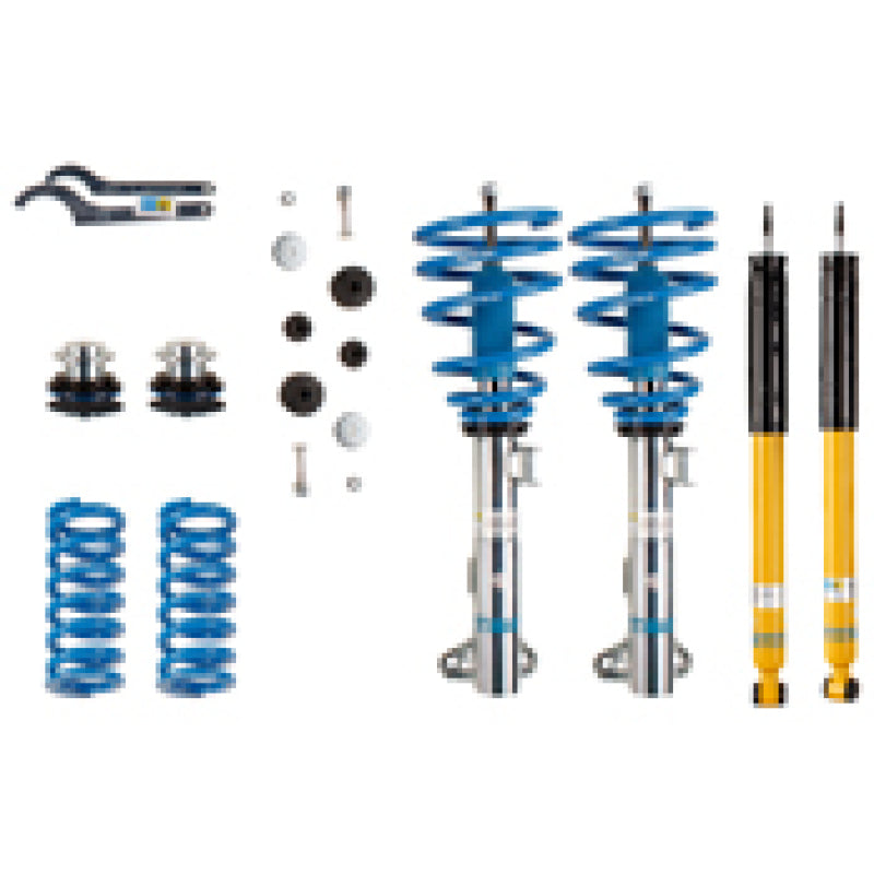 Bilstein B14 2002 Mercedes-Benz C230 Kompressor Front and Rear Suspension Kit Bilstein Coilovers AXOPROS