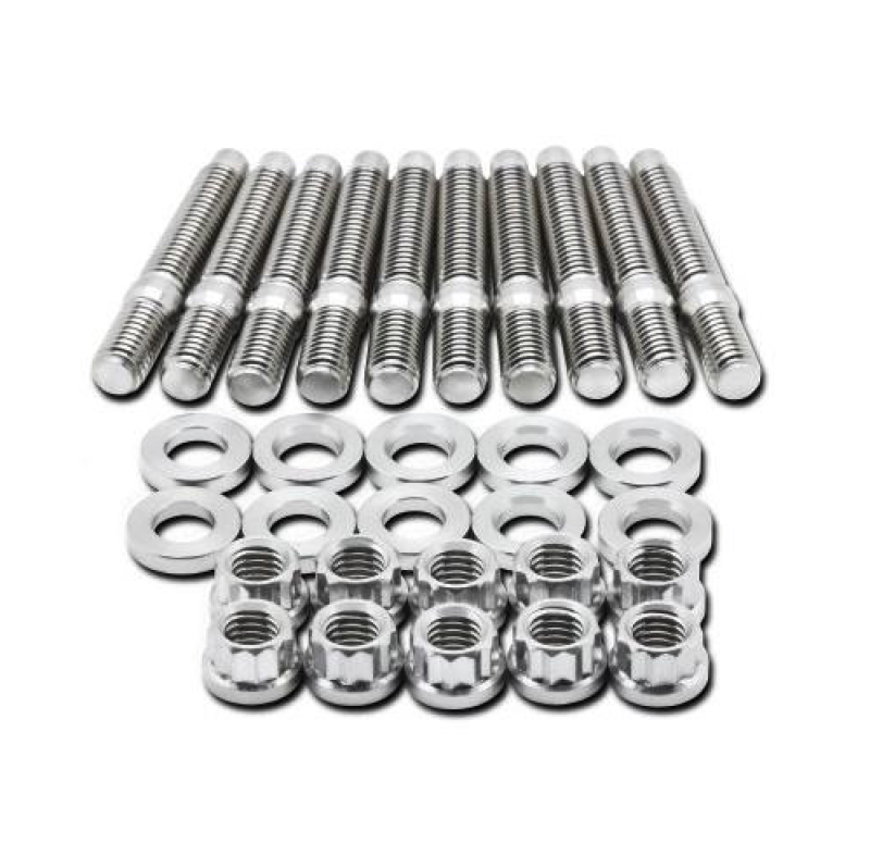 BLOX Racing BLOX Racing Manifold M8x1.25x45mm Stud Kit 10-piece BLOX Racing Hardware Kits - Other AXOPROS