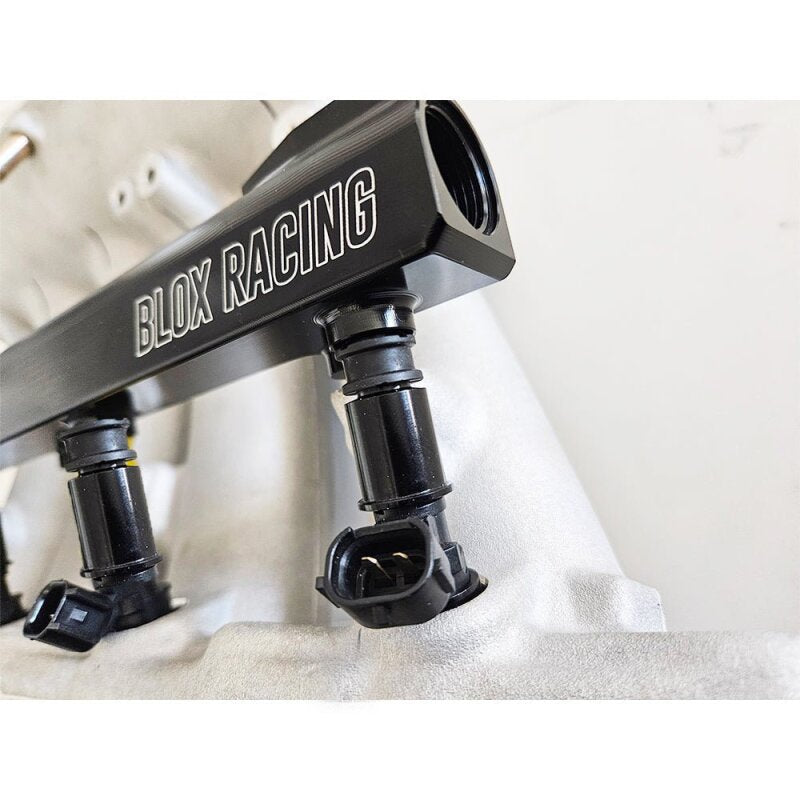 BLOX Racing Honda B-Series Xtreme Aluminum Fuel Rail - Black BLOX Racing Fuel Rails AXOPROS