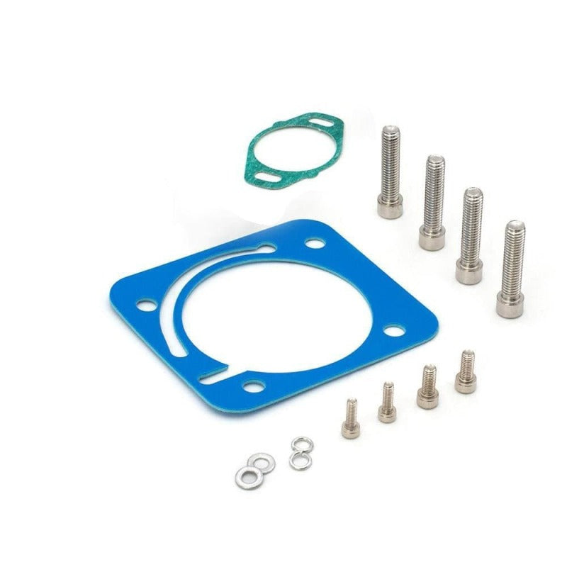 BLOX Racing Honda B/D/H/F Series Engines 76mm Silver Billet Throttle Body V2 BLOX Racing Throttle Bodies AXOPROS