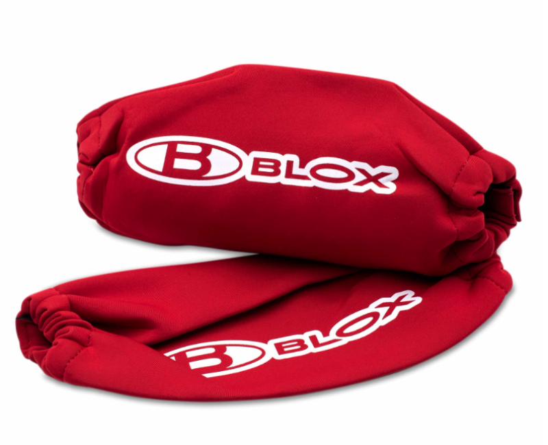 BLOX Racing Neoprene Coilover Covers - Red (Pair) BLOX Racing Coilover Components AXOPROS
