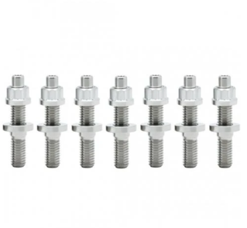 BLOX Racing SUS303 Stainless Steel Exhaust Manifold Stud Kit M8 x 1.25mm 45mm in Length - 7-piece BLOX Racing Hardware Kits - Other AXOPROS