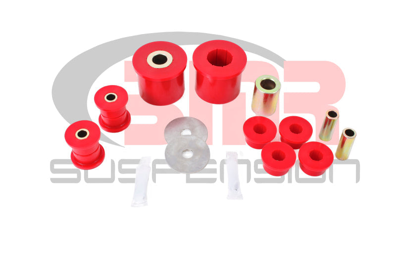 BMR 08-09 Pontiac G8 Rear Suspension Bushing Kit (BK004 BK005 BK006) - Black/Red BMR Suspension Bushing Kits AXOPROS