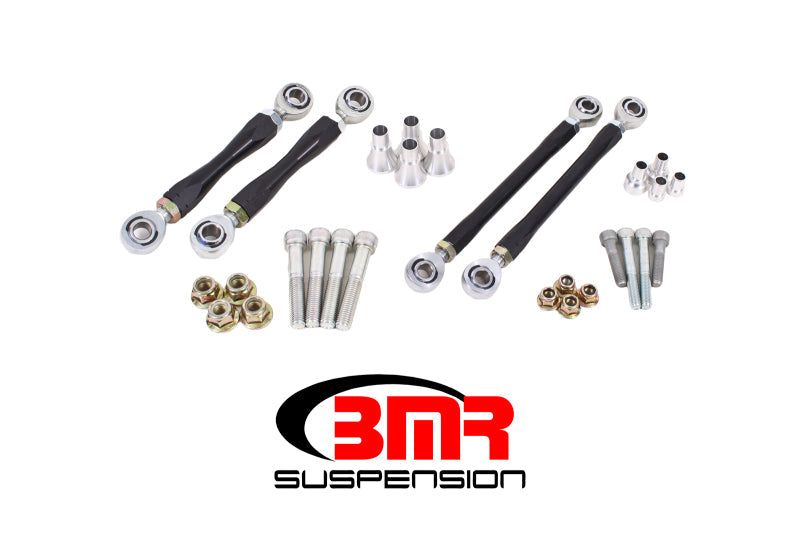 BMR 08-17 Challenger Front and Rear Sway Bar End Link Kit - Black BMR Suspension Suspension Arms & Components AXOPROS