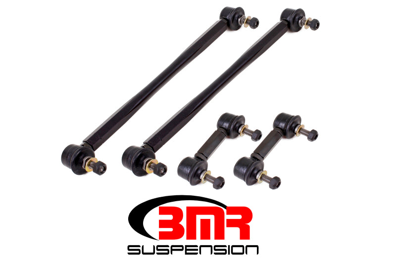 BMR 10-11 5th Gen Camaro Front and Rear Sway Bar End Link Kit - Black BMR Suspension Suspension Arms & Components AXOPROS