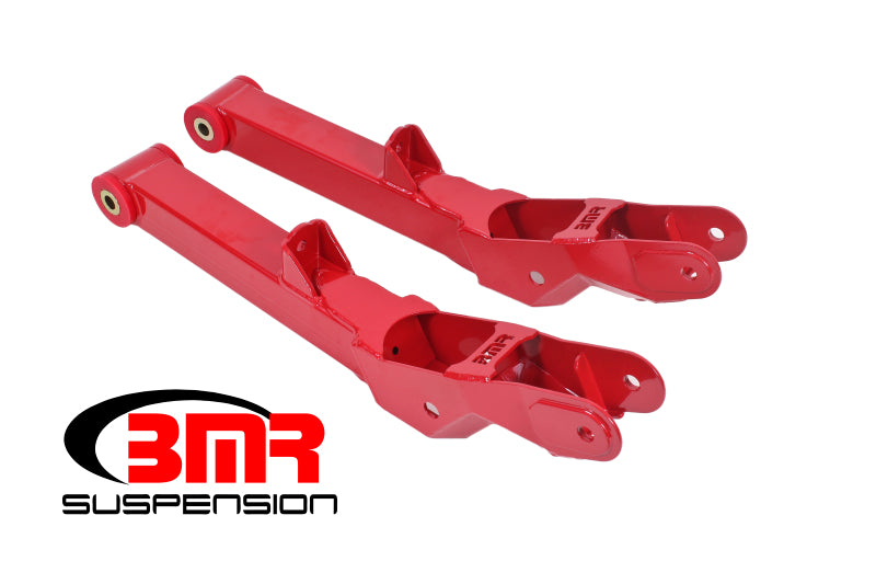 BMR 10-15 5th Gen Camaro Non-Adj. Rear Lower Control Arms (Polyurethane) - Red BMR Suspension Control Arms  AXOPROS