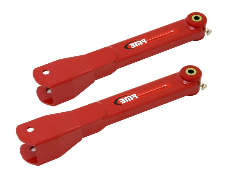 BMR 10-15 5th Gen Camaro Non-Adj. Rear Trailing Arms (Polyurethane) - Red BMR Suspension Suspension Arms & Components  AXOPROS
