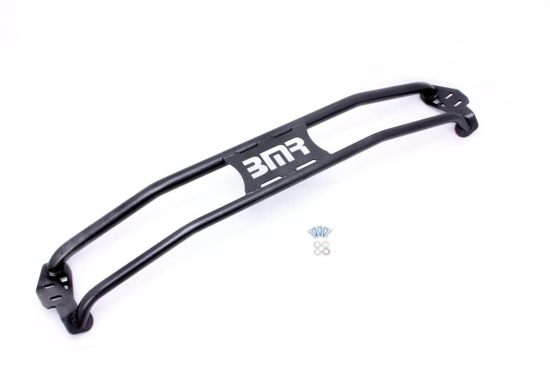 BMR 11-15 5th Gen Camaro Front 2-Point Strut Tower Brace - Black Hammertone BMR Suspension Strut Bars AXOPROS