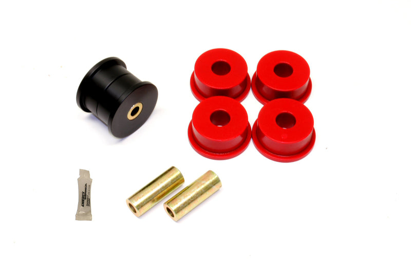 BMR 12-15 5th Gen Camaro Differential Mount Bushing Kit (Poly/Delrin Combo) - Black/Red BMR Suspension Differential Bushings AXOPROS
