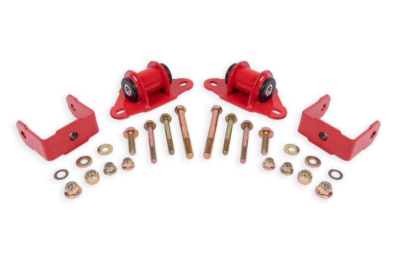 BMR 14-19 Chevrolet Corvette Transmission/Differential Mount - Red BMR Suspension Differential Bushings AXOPROS