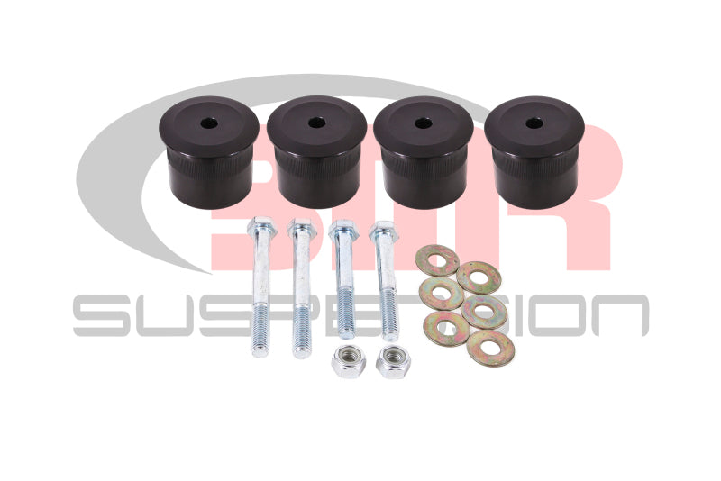 BMR 15-17 S550 Mustang Differential Bushing Kit (Aluminum) - Black BMR Suspension Differential Bushings AXOPROS